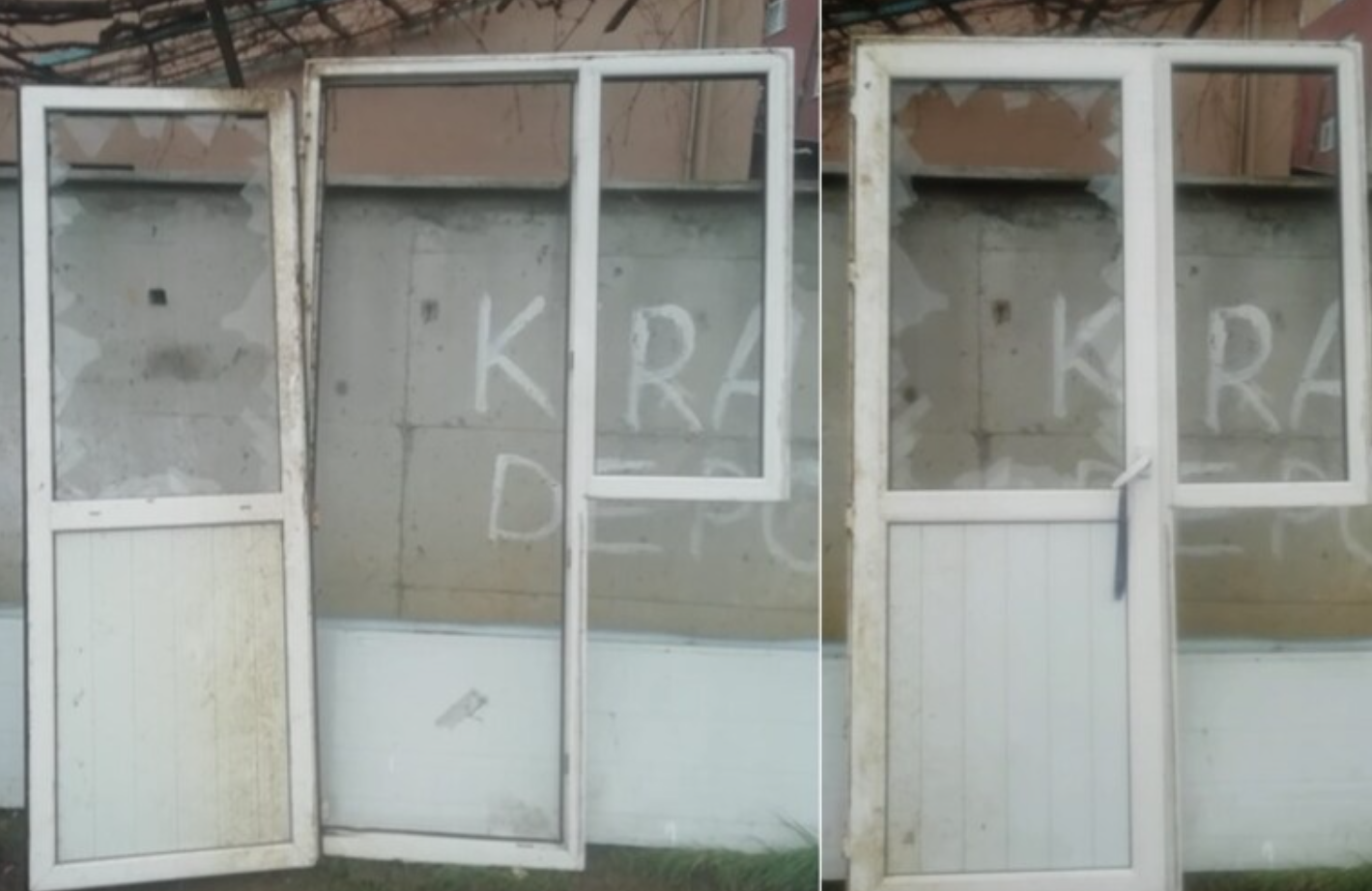 ÇIKMA BALKON KAPI VE TEK PENCERELİ