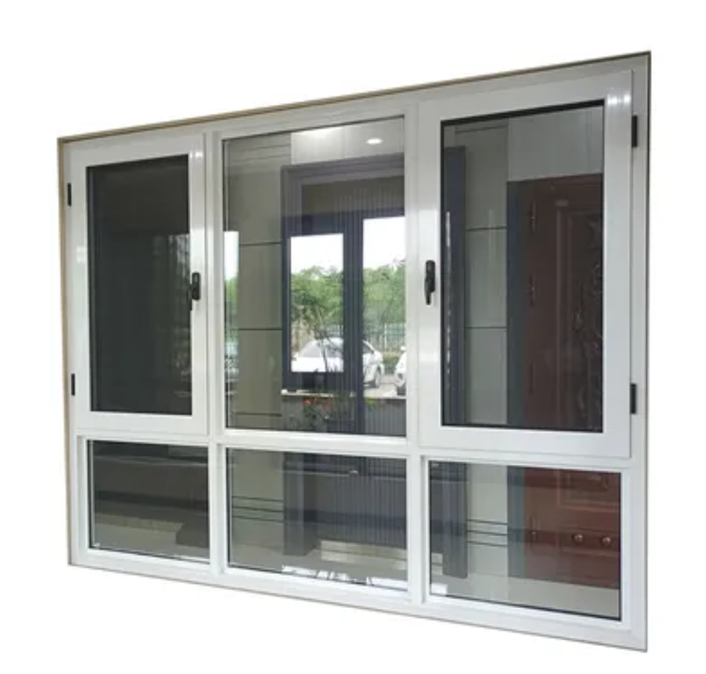 Çıkma çift açık kanatlı alüminyum pencere