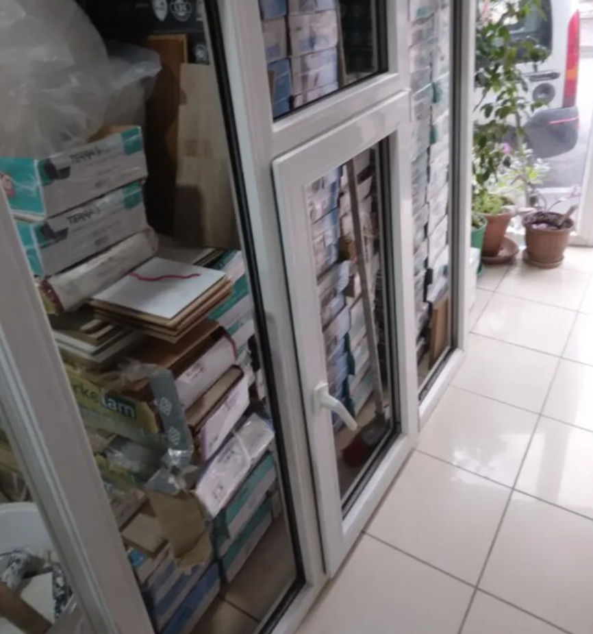 2.el pimapen camlı pvc pencere